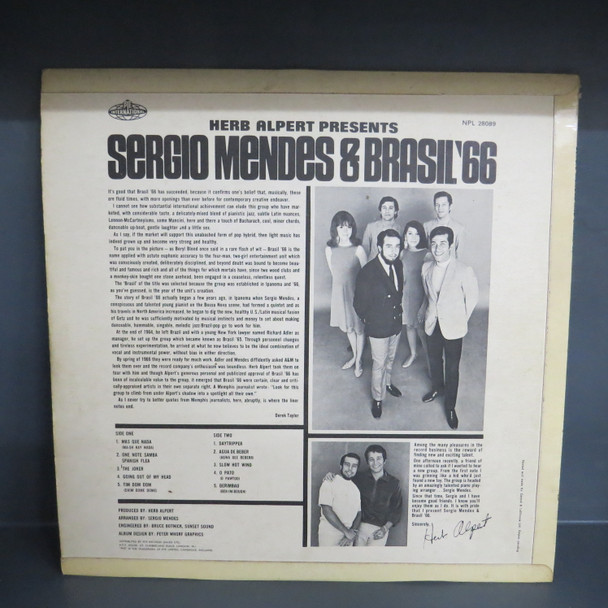 Herb Alpert Presents Sergio Mendes & Brasil '66-Herb Alpert Presents Sergio Mendes & Brasil '66-VINYL LP-USED-UK 1966 press-SHLP170425_8229
