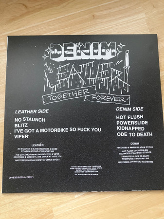 Drunk Mums  Denim And Leather, Together Forever (Reissue, Brown With Multicolor Marble)--Vinyl LP-Brand New/Still sealed_MS04226225