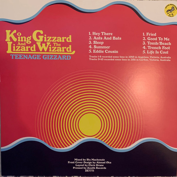 King Gizzard And The Lizard Wizard  Teenage Gizzard (gold vinyl)--Vinyl LP-Brand New/Still sealed_MS04226229