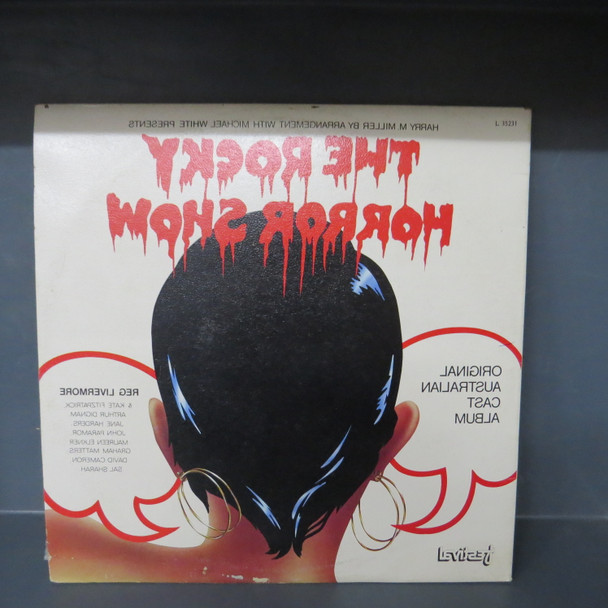 "The Rocky Horror Show" Original Australian Cast-The Rocky Horror Show: Original Australian Cast Album-VINYL LP-USED-Aussie 1974 press-SHLP170425_8326