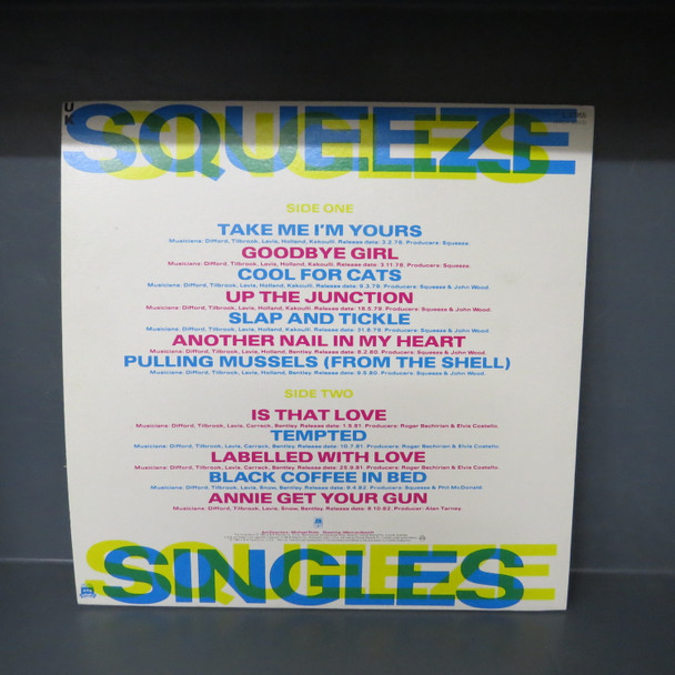 Squeeze (2)-Singles - 45's And Under-VINYL LP-USED-Aussie 1982 press-SHLP170425_8343