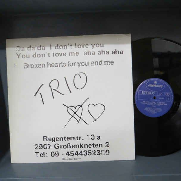 Trio-Da Da Da I Don't Love You You Don't Love Me Aha Aha Aha-VINYL LP-USED--SHLP170425_8354