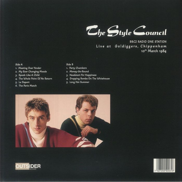 STYLE COUNCIL - Bbc2 Radio One Station - Live At Goldiggers 1984--Vinyl LP-Brand New/Still sealed_LAS0526130