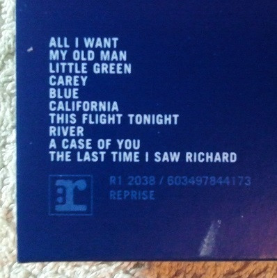 JONI MITCHELL - Blue--Vinyl LP-Brand New/Still sealed_LAS0526177
