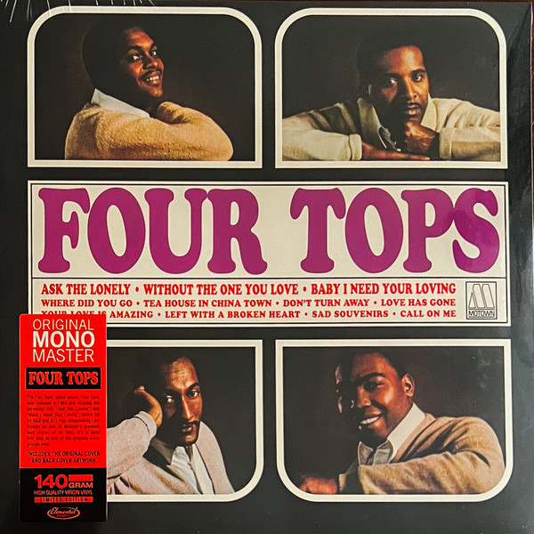 FOUR TOPS - Four Tops (Mono Edition)--Vinyl LP-Brand New/Still sealed_LAS0526115