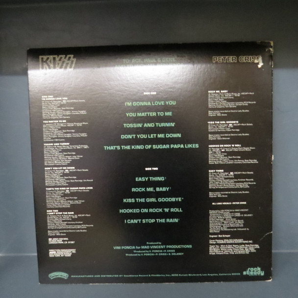 Kiss, Peter Criss-Peter Criss-VINYL LP-USED-Pic Disc-US 1978 press-SHLP170425_8426