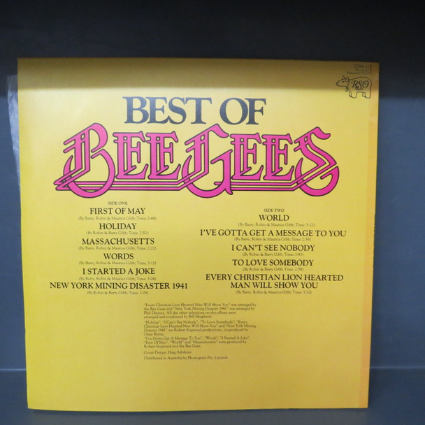 Bee Gees-Best of the Bee Gees-VINYL LP-USED-Aussie 1977 press-SHLP170425_8442