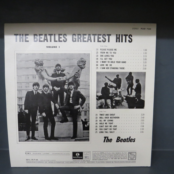 The Beatles-Greatest Hits Volume 1-VINYL LP-USED-Rare Teal label Aussie 1979 press-SHLP170425_8446