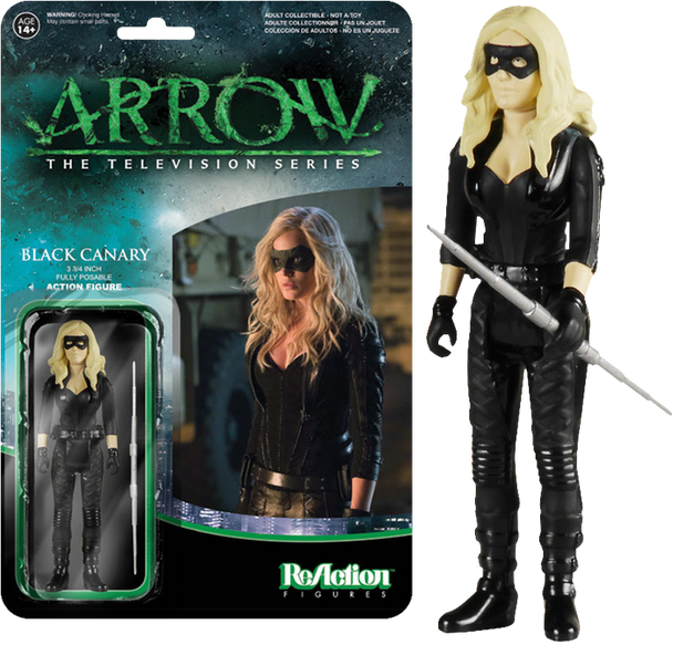 Arrow - Black Canary ReAction Figure-FUN5363