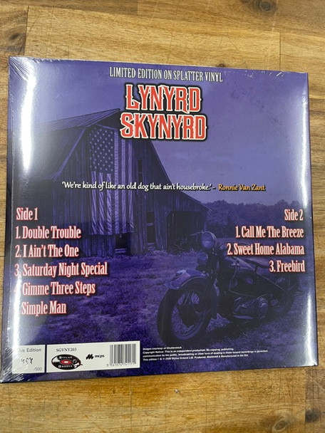 LYNYRD SKYNYRD - Whiskey In The Rain (Splatter Grey And Red)- Vinyl LP-Brand New/Still sealed - SGVNY199
