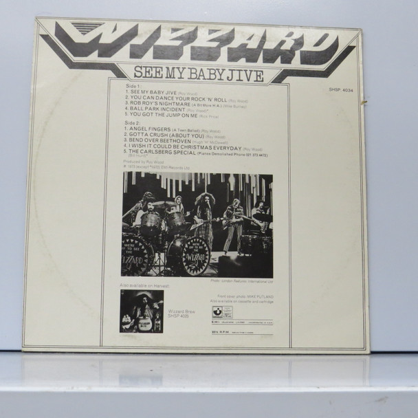 Wizzard - See My Baby Jive USED - Excellent (EX) / Very Good Plus (VG+) Vinyl - LP, Compilation - Australia 1973 - SHSP 4034
