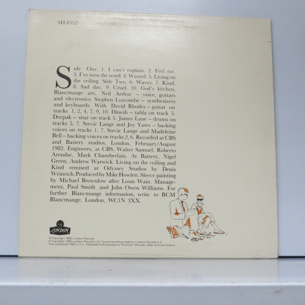 Blancmange - Happy Families USED - Excellent (EX) / Very Good Plus (VG+) Vinyl - LP, Album - Australasia 1982 - SH 8552