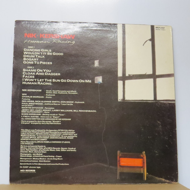 Nik Kershaw - Human Racing USED - Near Mint (NM) / Very Good Plus (VG+) Vinyl - LP, Album - UK 1984 - MCF 3197