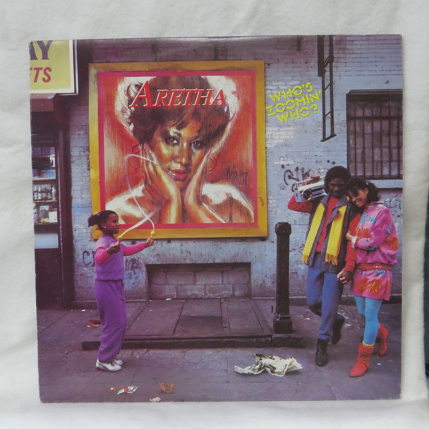 Aretha Franklin - Who's Zoomin' Who? USED - Near Mint (NM) / Excellent (EX) Vinyl - LP, Album, Reissue - Australia & New Zealand 1986 - VPL1 7505