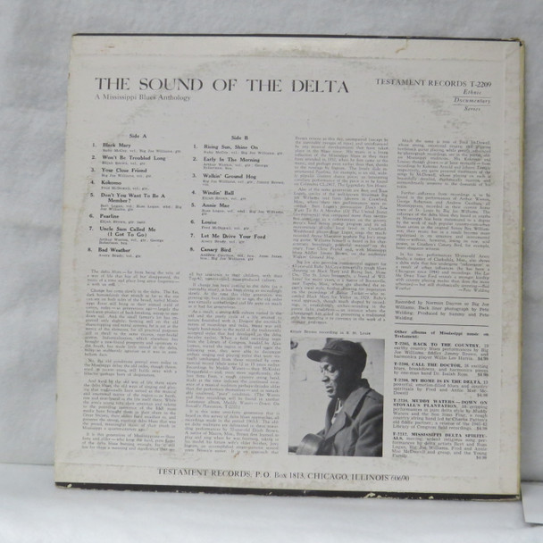 Various - The Sound Of The Delta USED - Near Mint (NM) / Very Good Plus (VG+) Vinyl - LP, Album, Reissue - US - T-2209