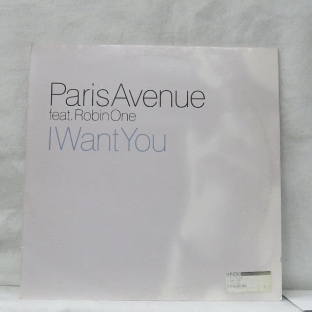 Paris Avenue, Robin One - I Want You USED - Near Mint (NM) / Near Mint (NM) Vinyl - 12", 45 RPM - Belgium 2004 - 541416 501300