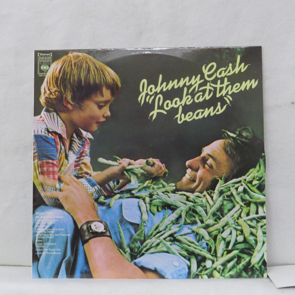 Johnny Cash - Look At Them Beans USED - Near Mint (NM) / Excellent (EX) Vinyl - LP, Album, Stereo - Australia 1975 - SBP 234726
