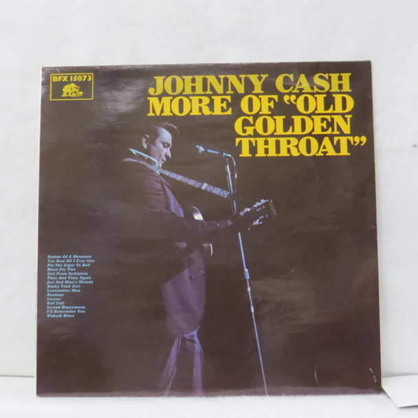 Johnny Cash - More Of "Old Golden Throat" USED - Near Mint (NM) / Excellent (EX) Vinyl - LP, Compilation, Reissue - Germany 1982 - LSP 15 187