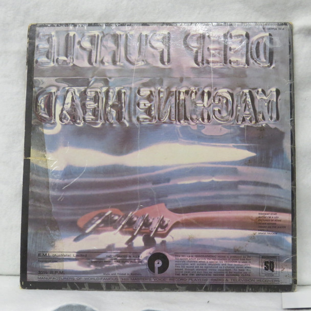 Deep Purple - Machine Head USED - Very Good (VG) / Very Good Plus (VG+) Vinyl - LP, Album, Quadraphonic - Australia 1972 - Q4TPSA 7504