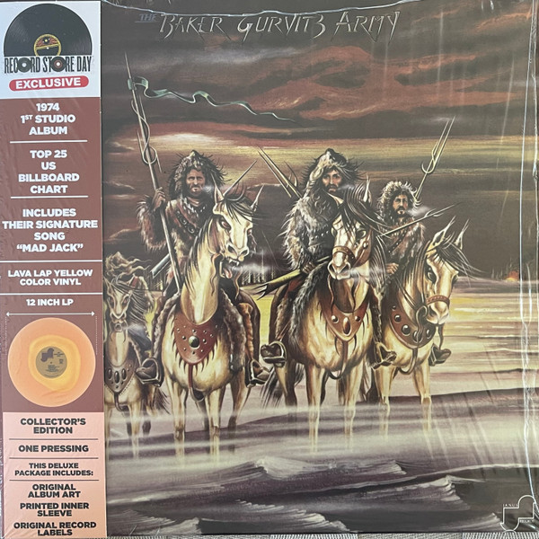 Baker Gurvitz Army - The Baker Gurvitz Army - Vinyl LP-Brand New/Still sealed - CFU01245 - IQ202609
