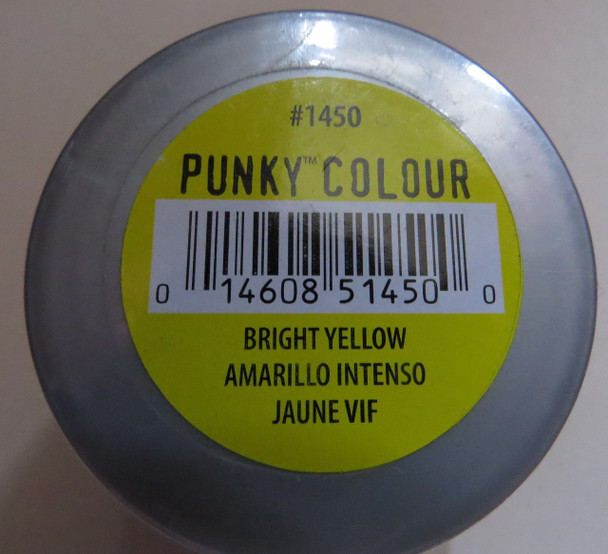 Punky Colour-BRIGHT YELLOW-100ml HAIR DYE Jerome Russell- New/Sealed-Punk