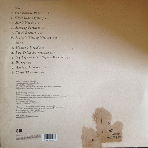 CRIBS-Men's Needs, Women's Needs, Whatever (+ Bonus CD)-Vinyl LP-Brand New/Still Sealed