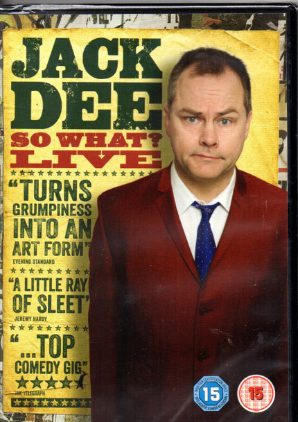 Jack Dee: So What? (Live 2013) DVD - Region 4 -Brand New