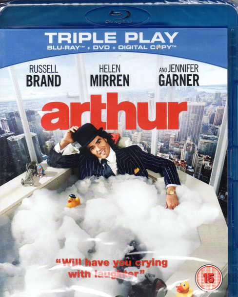Arthur (Blu-ray + DVD + Digital Copy)-Region B-Brand New-Still Sealed