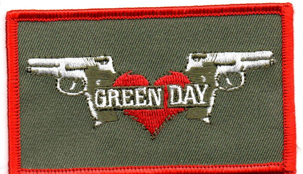 Green Day-2 Guns-Official Sew On Embroidered Patch