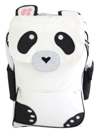 Panda Pack-n-Sack Pals Travel Backpack for Kids w/ Blanket & Pillow-Warm Milk-RRP $159