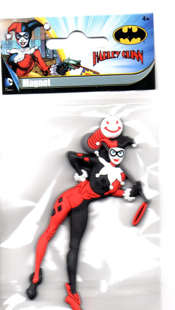 Batman Harley Quinn Soft Touch Magnet-Brand New