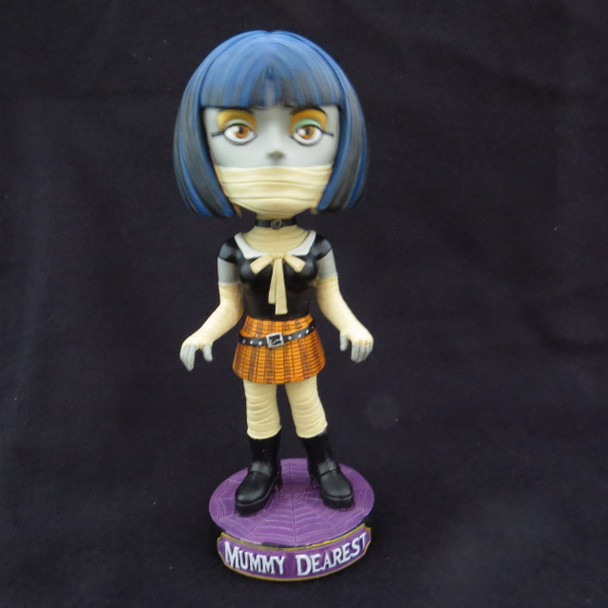 Goth Girl-Mummy-7" Resin Bobble Head
