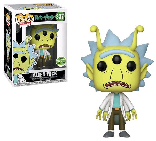 Rick and Morty - Alien Rick ECCC 2018 US Exclusive Pop! Vinyl [RS] -FUN28447