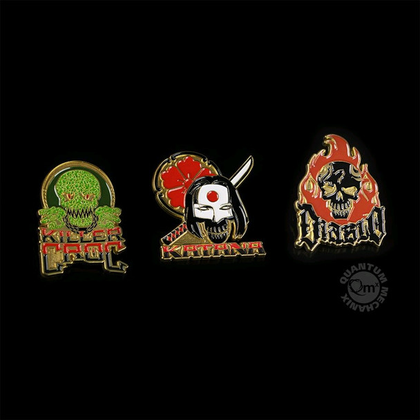 Suicide Squad - Badge/ Lapel Pin Set #2-Quantum Mechanix