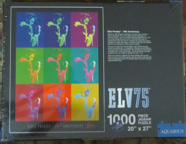 ELVIS PRESLEY-75th Anniversary-Licensed 1000 Piece Jigsaw Puzzle-Brand New
