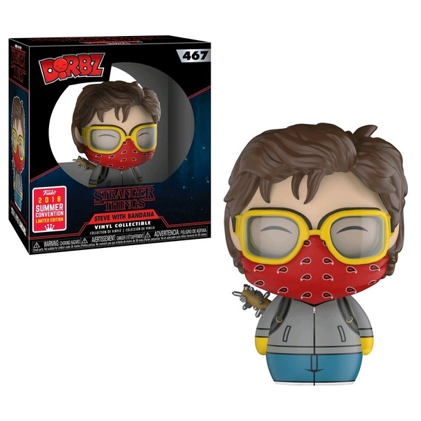Stranger Things - Steve with Bandana SDCC 2018 US Exclusive Dorbz [RS]-FUN31430