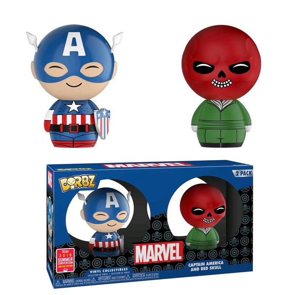 Captain America - Captain America & Red Skull SDCC 2018 US Exclusive Dorbz 2-pack [RS]-FUN31352
