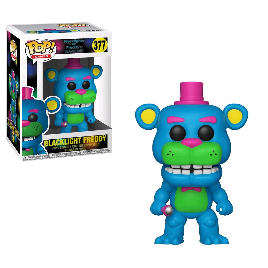 blacklight fnaf action figures