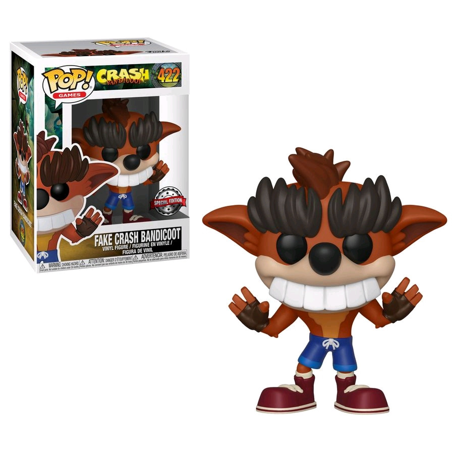 crash bandicoot pop figure