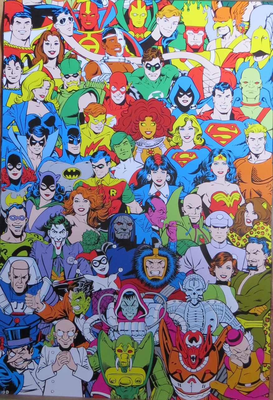 DC Comics ComicCollage PosterLaminated Available90cm x 60cmBrand