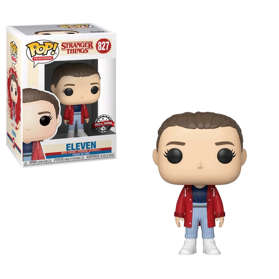 Stranger Things Eleven With Slicker Us Exclusive Pop Vinyl Rs