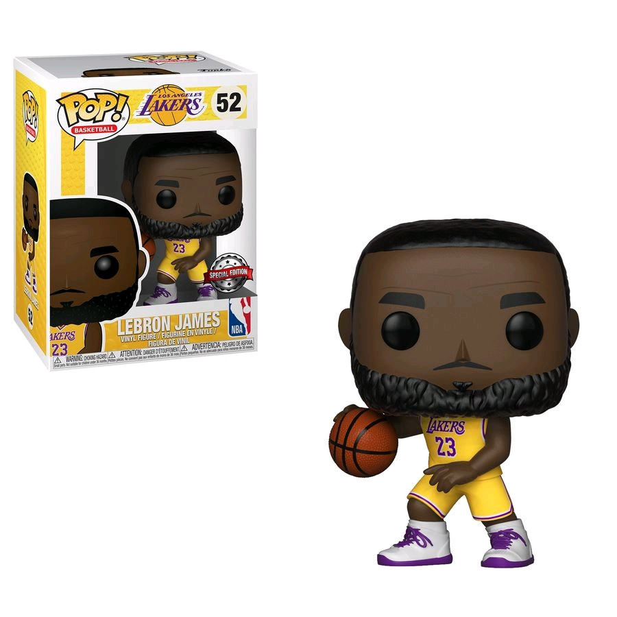 lebron james funko pop yellow