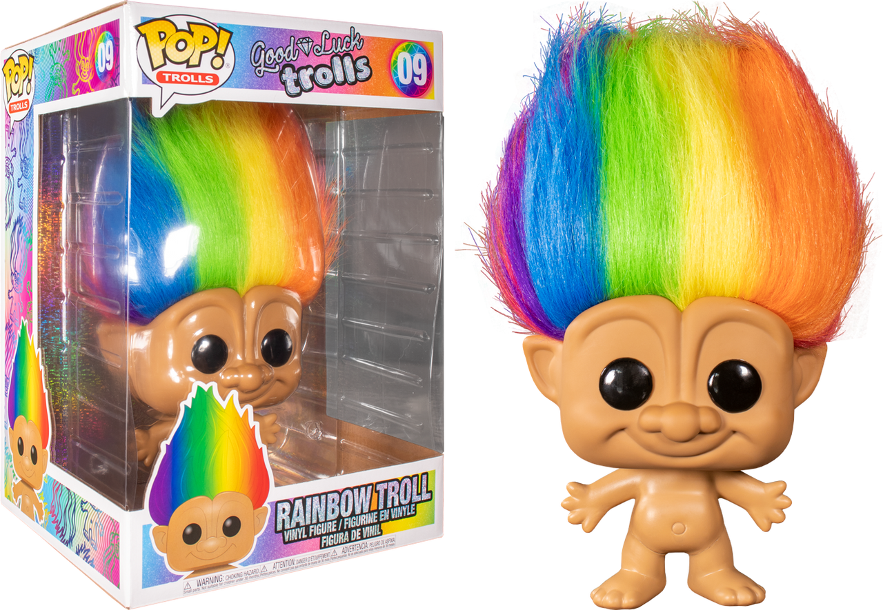 trolls rainbow hair