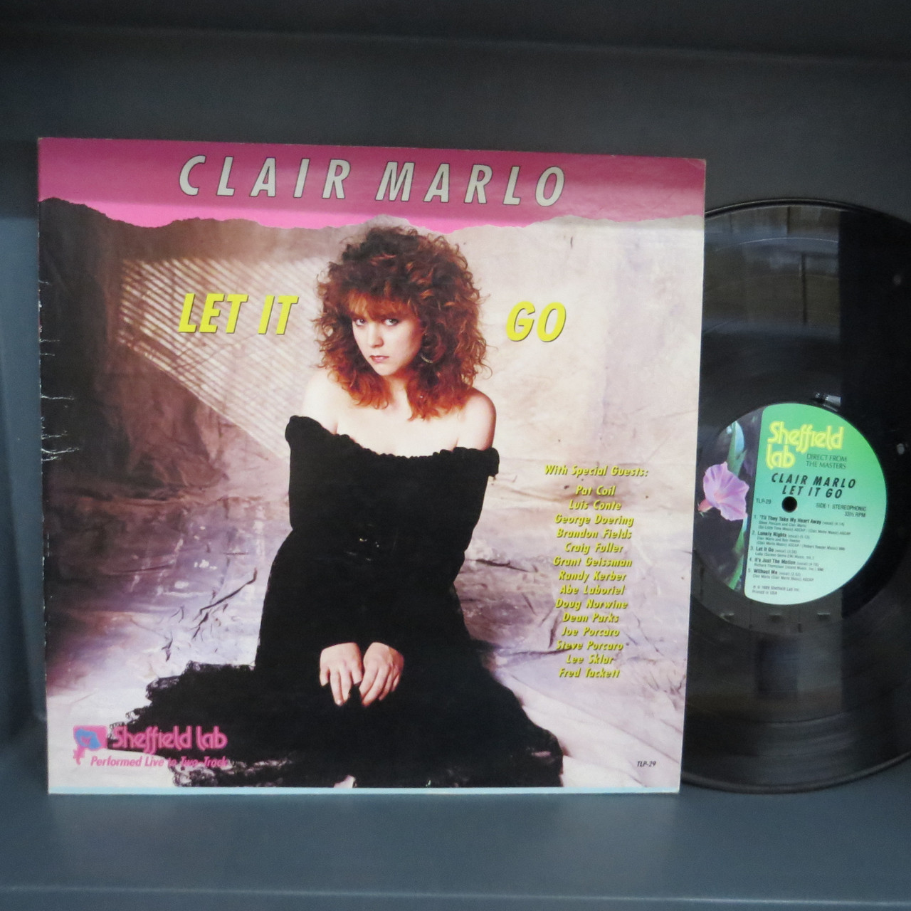 US盤 CLAIR MARLO/LET IT GO/SHEFFIELD LAB TLP29 LP Clair Marlo Let