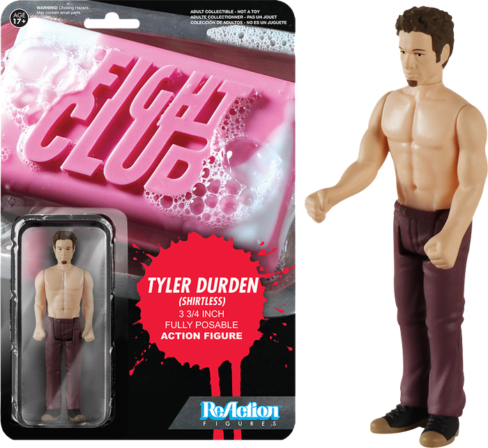 Fight Club - Tyler Durden Shirtless ReAction Figure-FUN5727 | eBay