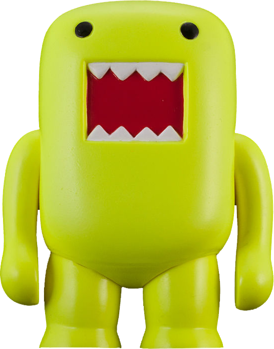 Domo Black Light Green 4/" Vinyl Figure