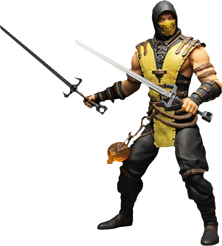 kombat mortal scorpion figure action