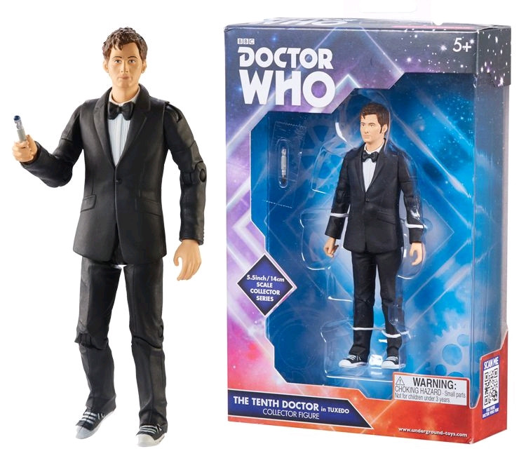 Doctor Who TENTH Dr in BLUE SUIT NEW 3.75/" 10th FIGURE Wave 3