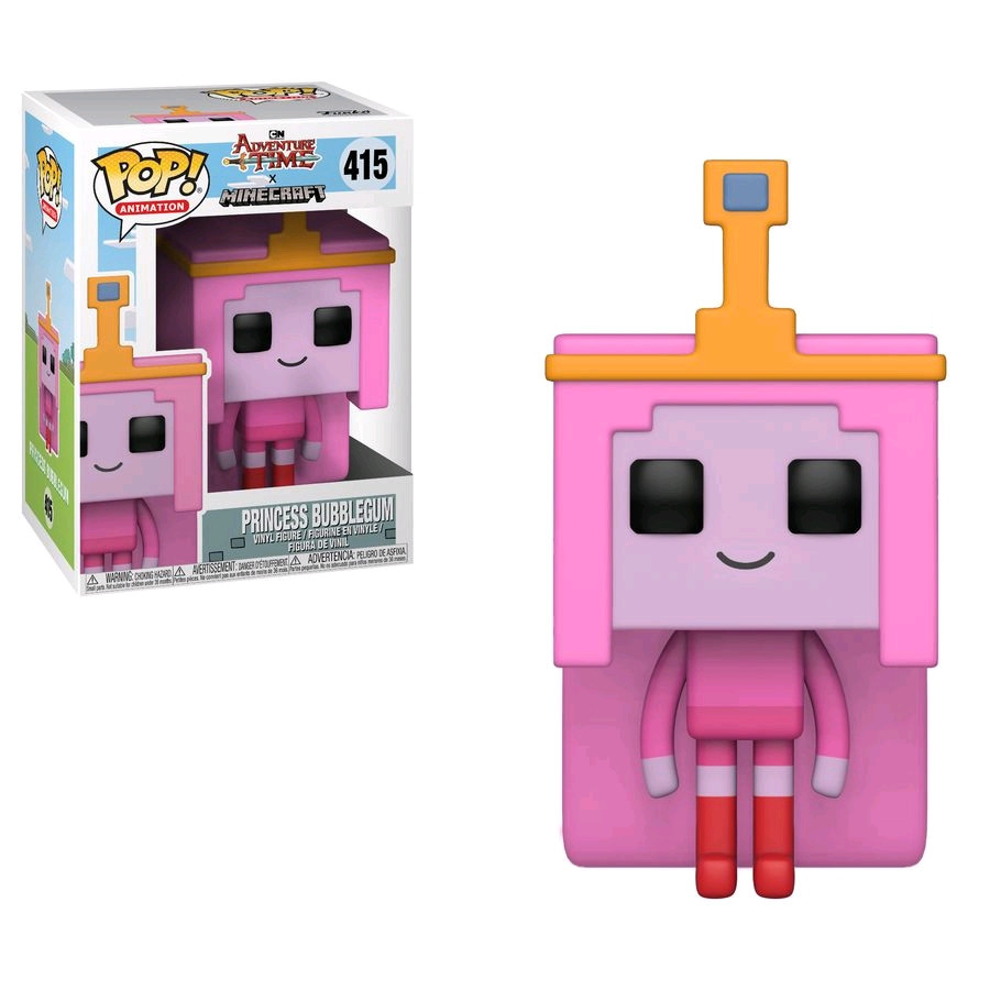 Adventure Time x Minecraft Princess Bubblegum Pop! Vinyl