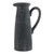 Amalfi Grey Tall Jug with a pouring lip and curved handle, matte grey finish, shown on a white background